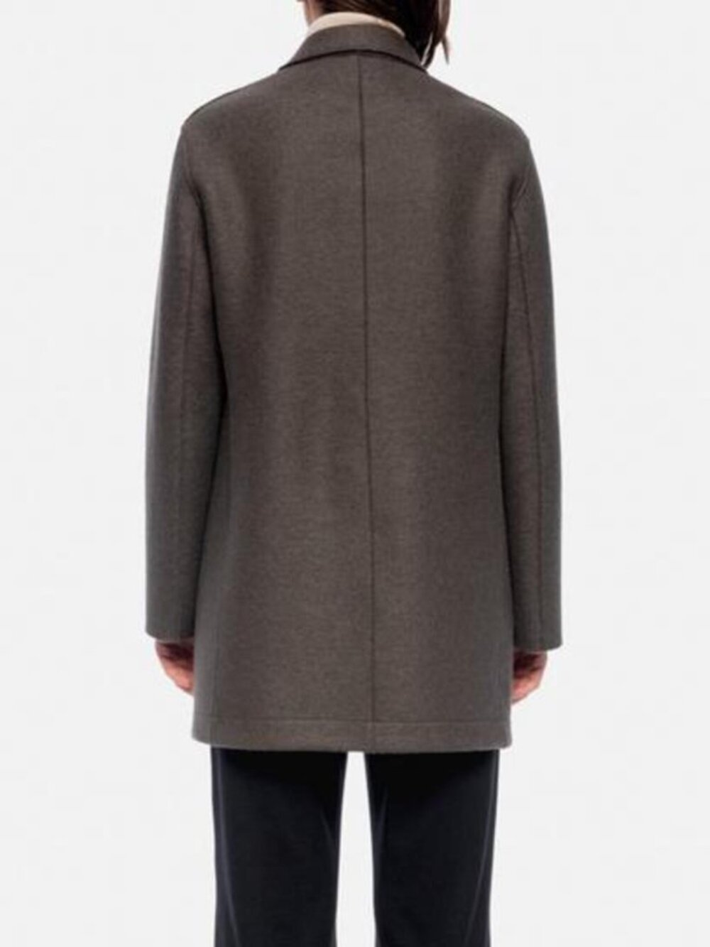 Harris Wharf "Slouchy Peacoat" in Ebony Grey, size 40 (Fits like size small ish) - Picture 2 of 13